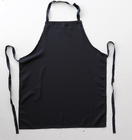Polyester Drill Full Bib Apron - No Pocket in Bottle Green