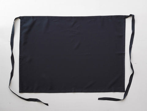 Polyester Drill Three Quarter Apron-No Pocket in Bottle Green