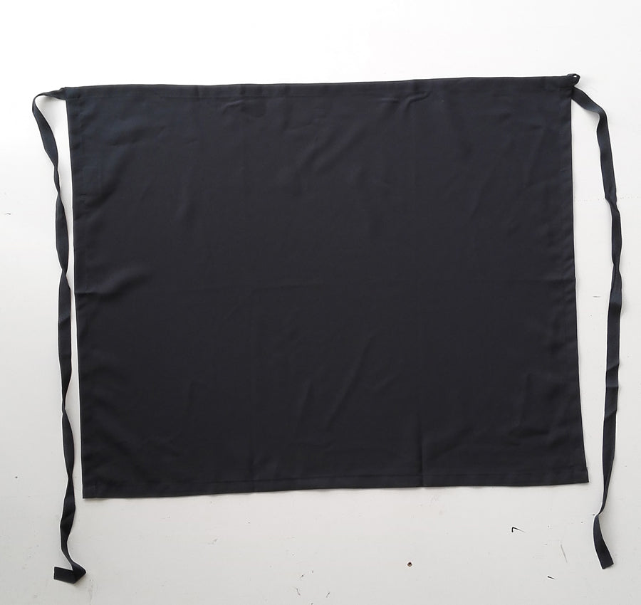Polyester Drill Half Apron - No Pocket in Bottle Green