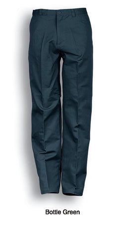 Unisex Adults Cotton Drill Work Pants in Bottle Green