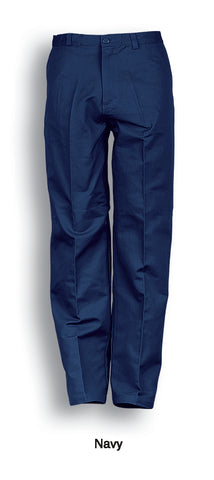 Unisex Adults Cotton Drill Work Pants in Navy
