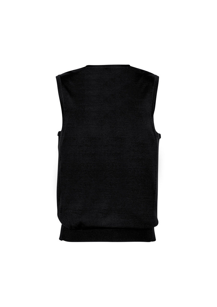 Milano Mens Vest Black back view
