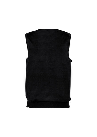 Milano Mens Vest Black back view