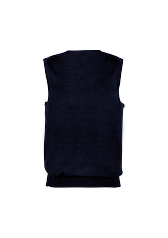 Milano Mens Vest Navy back view
