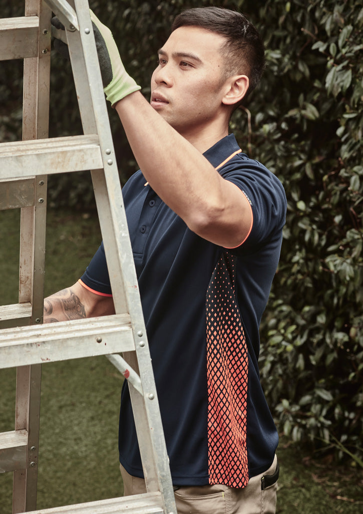 Mens Spark Short Sleeve Polo-ZH165-syzmik-2