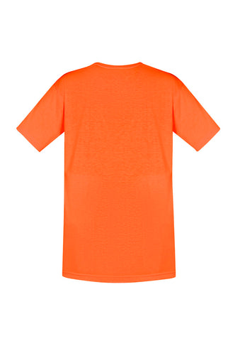 Mens Hi Vis Short Sleeve Tee Orange back view