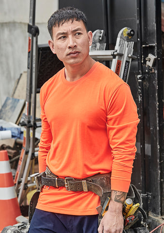 Mens Hi Vis Long Sleeve Tee-ZH390-syzmik-0