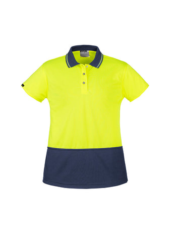 Womens Hi Vis Basic Short Sleeve Polo-ZH731-syzmik-2