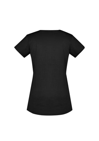 Womens Streetworx Tee Black back view