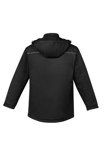 Unisex Antarctic Softshell Jacket Black back view