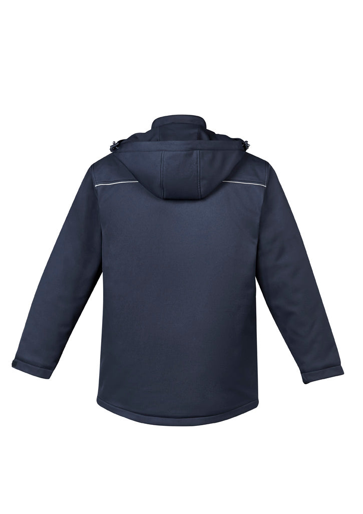 Unisex Antarctic Softshell Jacket Navy back view