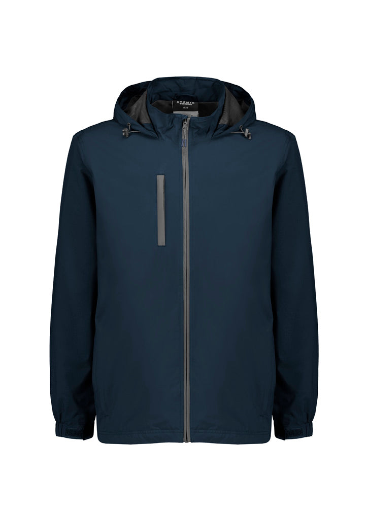 Unisex Super Light Packable Rain Jacket Navy front view