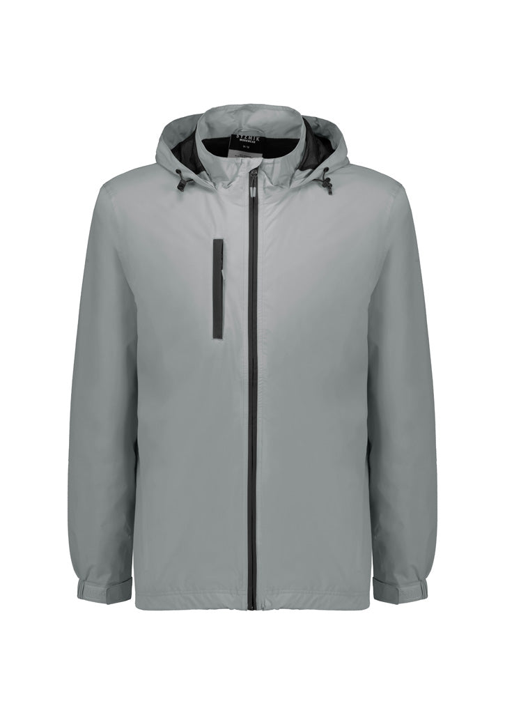Unisex Super Light Packable Rain Jacket Silver