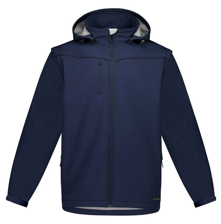 Unisex Streetworx 2 In 1 Stretch Softshell Jacket in Navy