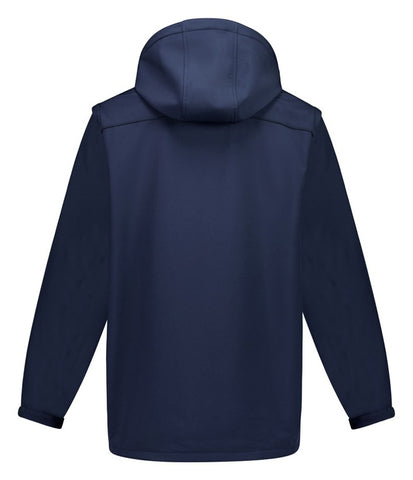 Unisex Streetworx 2 In 1 Stretch Softshell Jacket Navy back view