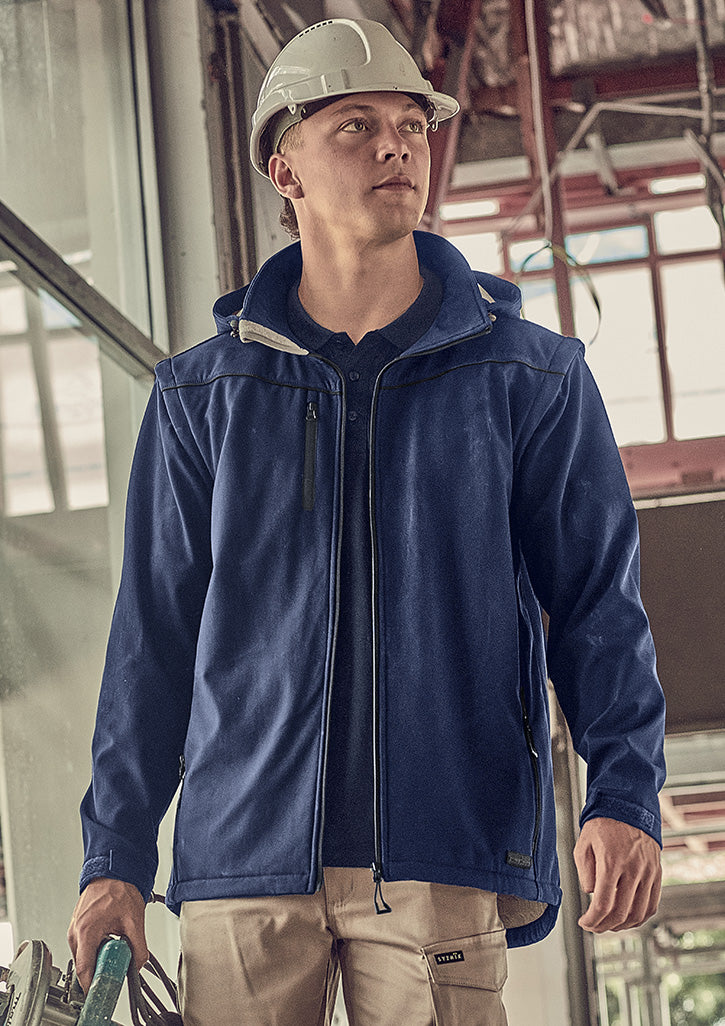 Unisex Streetworx 2 In 1 Stretch Softshell Jacket-ZJ263-syzmik-0
