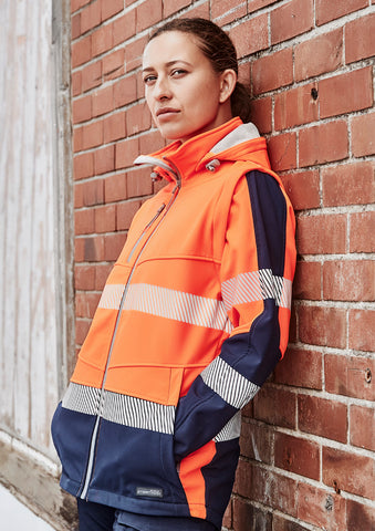 Womens Streetworx 2 In 1 Stretch Softshell Jacket-ZJ753-syzmik-0