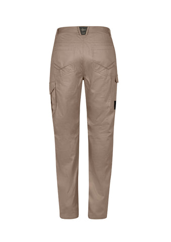 Mens Summer Cargo Pant (Regular) Khaki back view