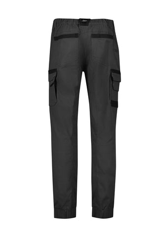 Mens Streetworx Heritage Pant - Cuffed Charcoal back view