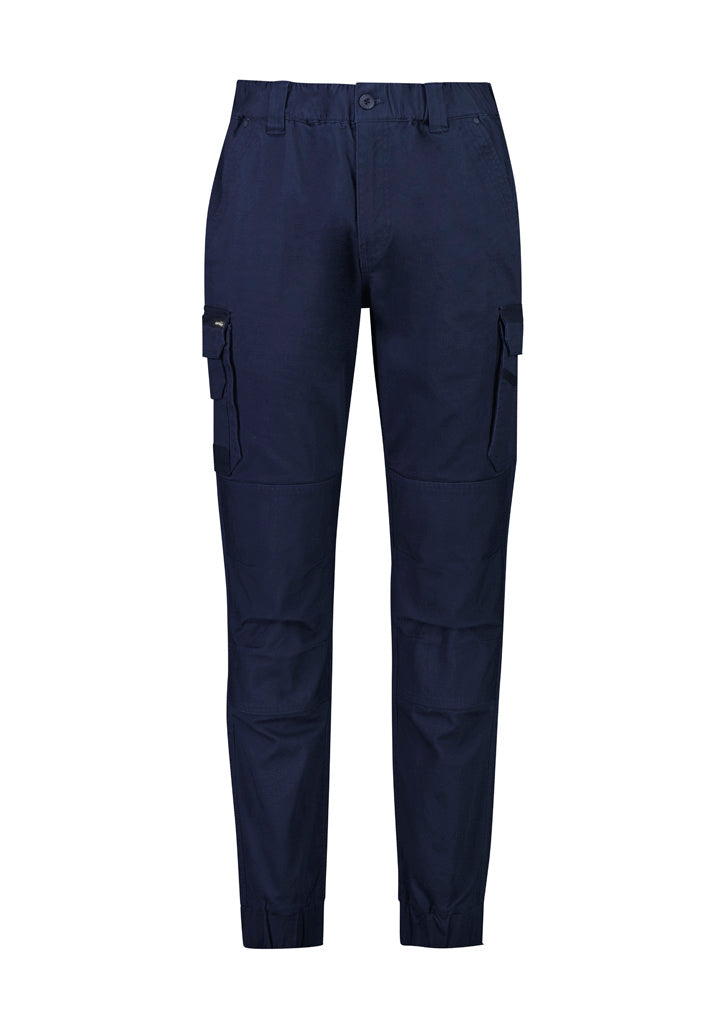 Mens Streetworx Heritage Pant - Cuffed Navy front view