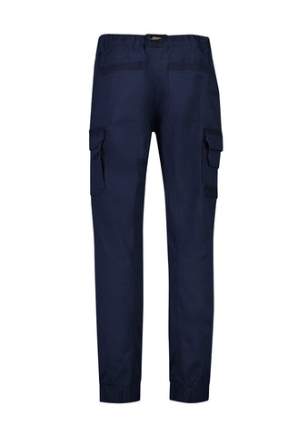 Mens Streetworx Heritage Pant - Cuffed Navy back view