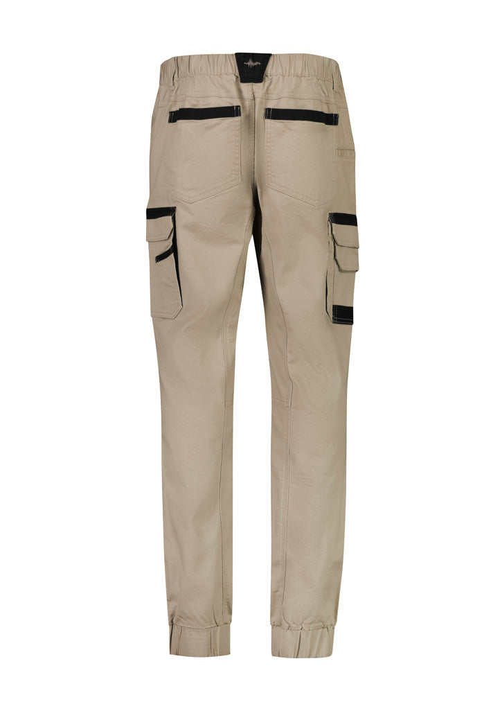 Mens Streetworx Heritage Pant - Cuffed Stone back view