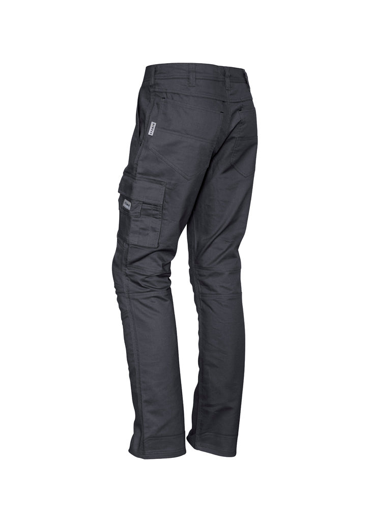 Mens Rugged Cooling Cargo Pant (Regular) Charcoal back view