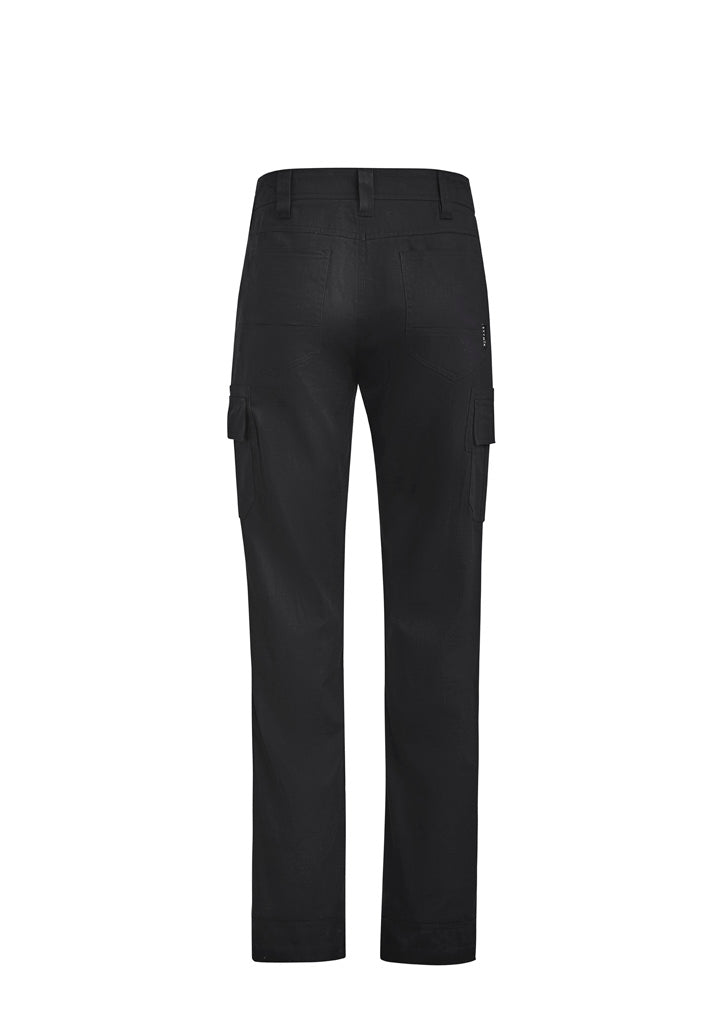 Mens Lightweight Drill Cargo Pant Black back view