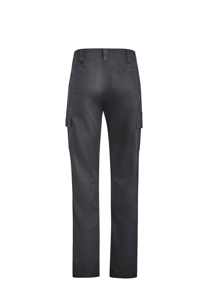 Mens Lightweight Drill Cargo Pant Charcoal back view