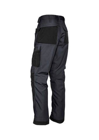 Mens Ultralite Multi-Pocket Pant Charcoal/Black back view