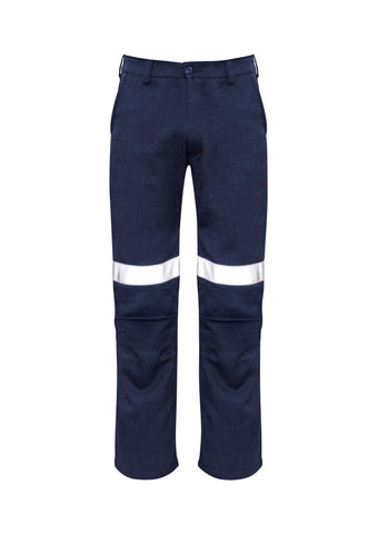 Mens Orange Flame Traditional Style Taped Work Pant-ZP523-syzmik-0
