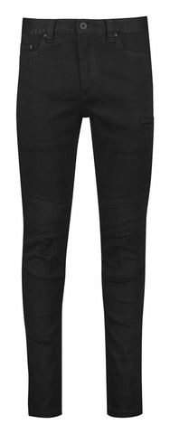 Mens Streetworx Stretch Jean Black front view