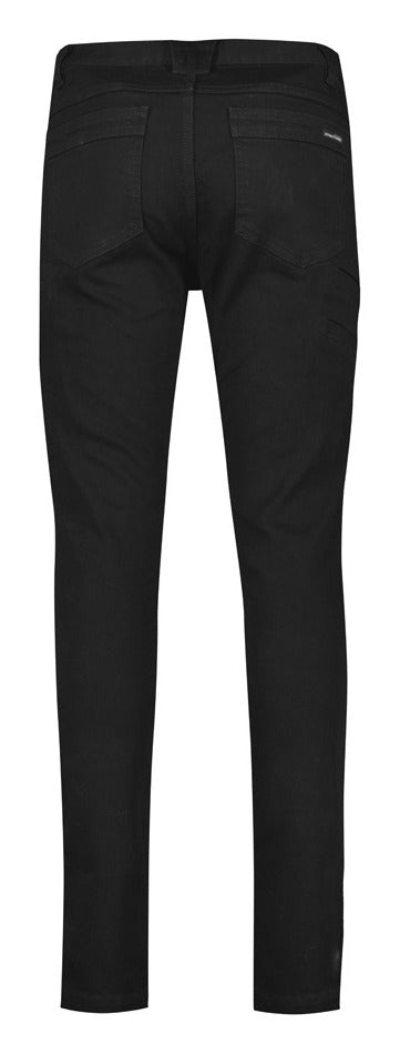 Mens Streetworx Stretch Jean Black back view