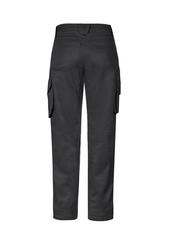 Mens Rugged Cooling Stretch Pant Charcoal back view