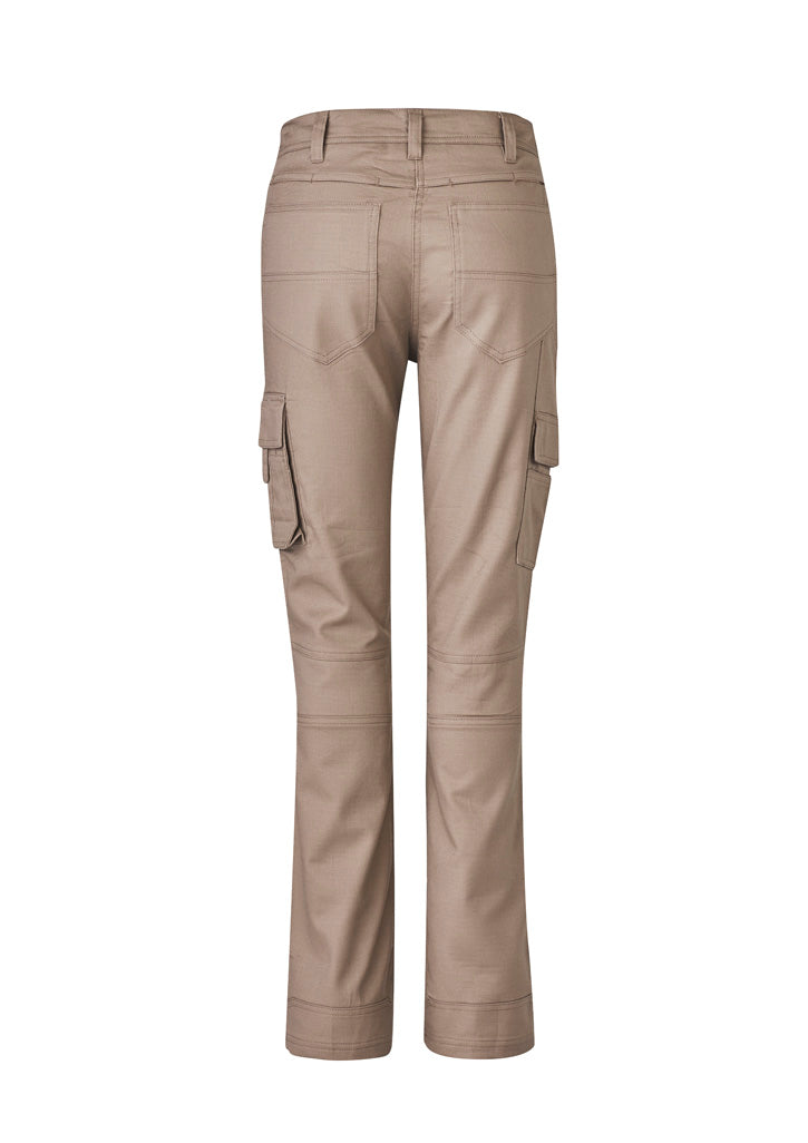 Womens Rugged Cooling Cargo Pant Khaki back view