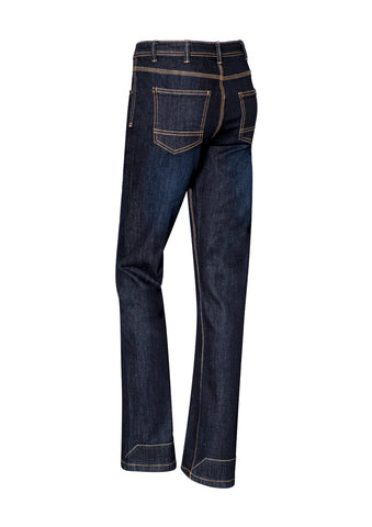 Womens Stretch Denim Work Jean Denim back view