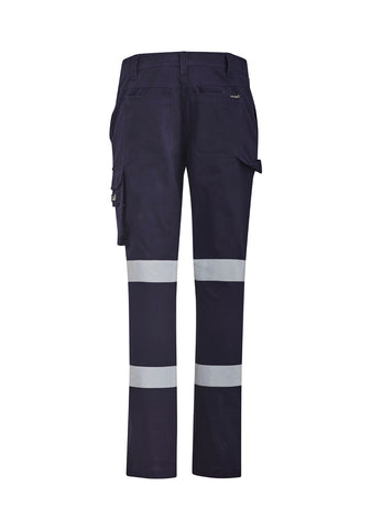 Womens Bio Motion Taped Pant Navy back view