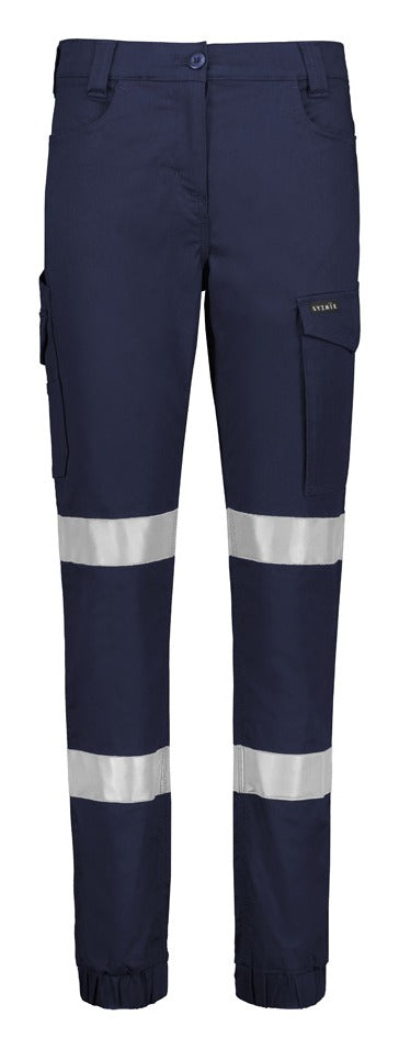 Womens Essential Stretch Taped Cargo Pant in Navy