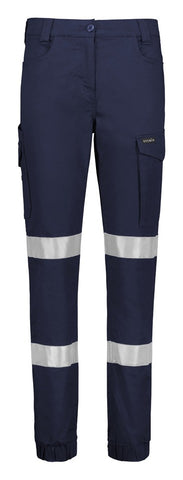 Womens Essential Stretch Taped Cargo Pant in Navy