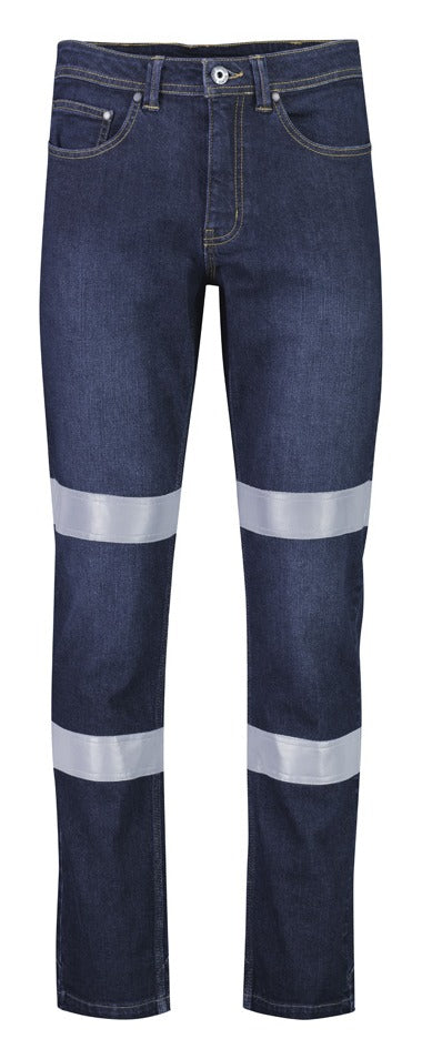 Mens Bio Motion Taped Stretch Jean in Denim