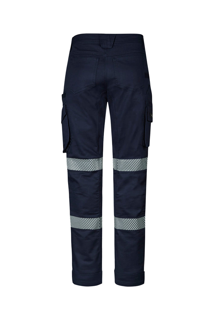 Mens Rugged Cooling Stretch Taped Pant Navy back view
