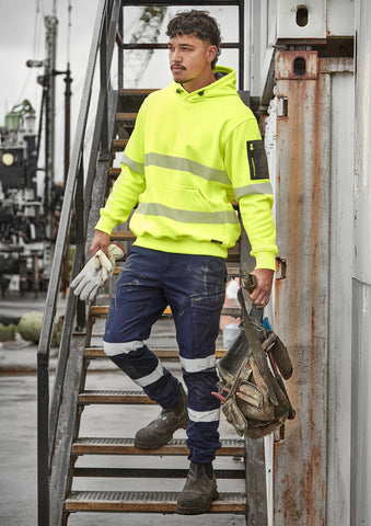 Mens Essential Stretch Taped Cargo Pant - Cuffed-ZP935-syzmik-0