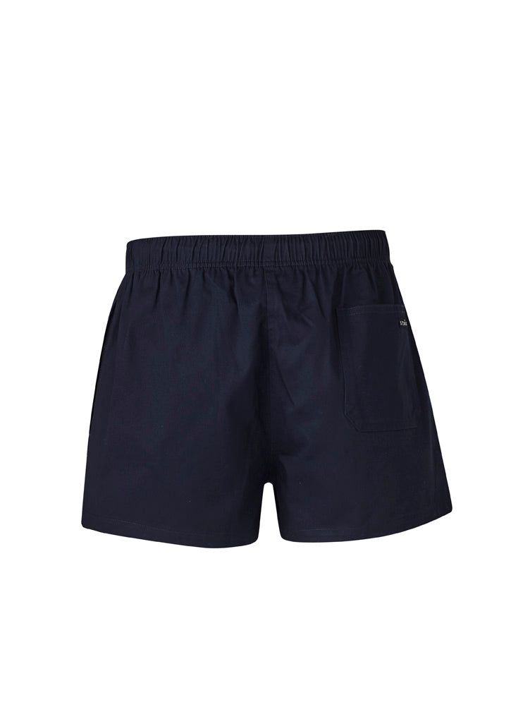 Mens Rugby Short Navy back view