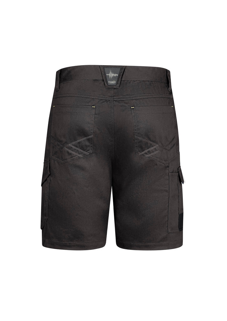 Mens Summer Cargo Short Charcoal back view