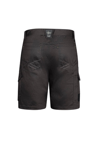 Mens Summer Cargo Short Charcoal back view