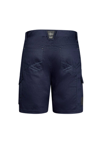 Mens Summer Cargo Short Navy back view
