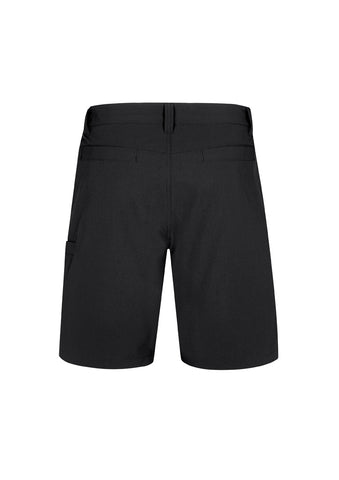 Mens Lightweight Outdoor Short Black back view