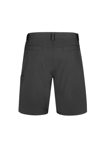 Mens Lightweight Outdoor Short Charcoal back view