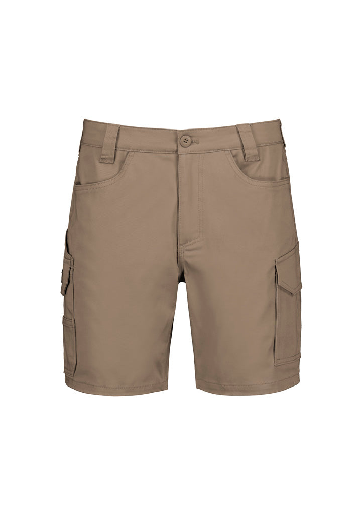 Mens Essential Stretch Cargo Short Khaki