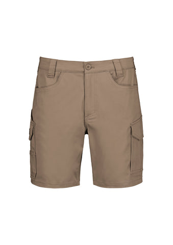 Mens Essential Stretch Cargo Short Khaki